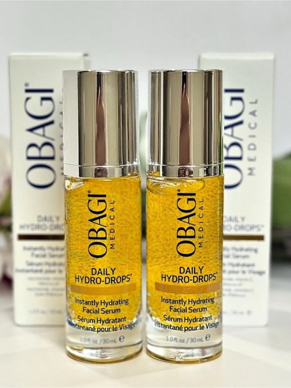 Obagi Daily Hydro-Drops Facial Serum 1 oz x2 Duo NEW $230 Value